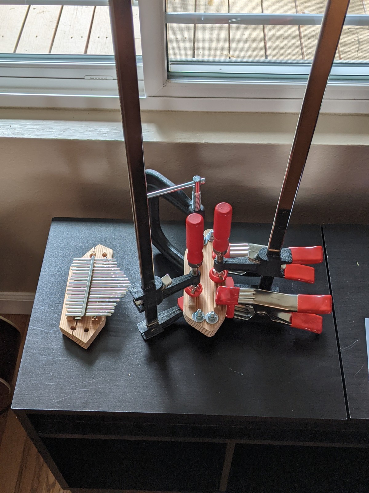 Kalimbas Clamped clamped kalimbas